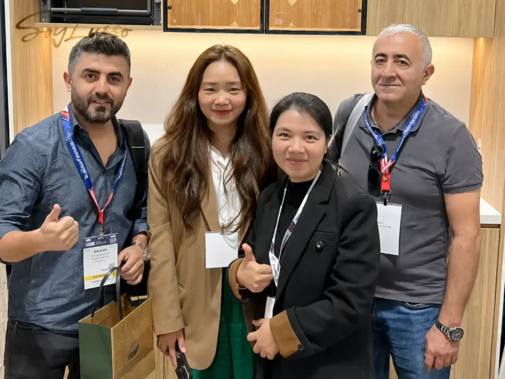 Stella and team at Index Saudi Arabia 2025 - Soylusso